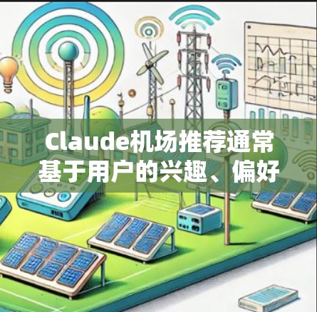 Claude机场推荐通常基于用户的兴趣、偏好和历史行为来推荐机场。具体来说,Claude可能会根据以下几个因素来推荐机场 Claude机场推荐通常基于用户的兴趣、偏好和历史行为来推荐机场。具体来说,Claude可能会根据以下几个因素来推荐机场