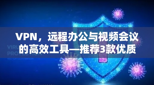 VPN，远程办公与视频会议的高效工具—推荐3款优质VPN软件