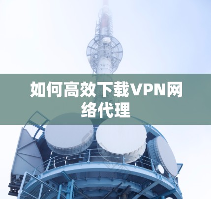 如何高效下载VPN网络代理 如何高效下载VPN网络代理