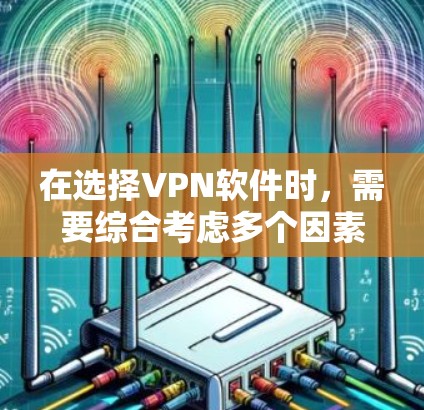 在选择VPN软件时,需要综合考虑多个因素以确保最佳体验。以下是详细的步骤指南 在选择VPN软件时,需要综合考虑多个因素以确保最佳体验。以下是详细的步骤指南